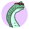 Dinosaurier Mit Sonnenbrille