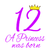 12 birthday princess born