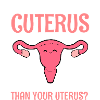 Cuterus Obgyn oder Hebamme Geschenk