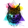Aquarelle Lynx