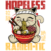 Ramen Cat Romantic Ramentic Funny