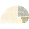 Distressed Fibonacci Spiral