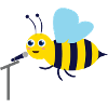 Bee sings