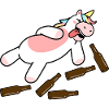 Drunk unicorn