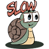 Slow - cute cute snail