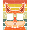 Squirrel with sunglasses