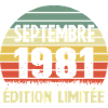 Septembre 1981 Edition limitée