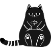 Black cat black