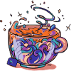 Swirling Rainbow Mug