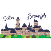 Braunfels Castle in Hesse, drawing