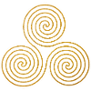 Gold Triskele