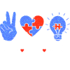 Peace Love Autisme I