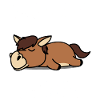 Pferd Schlafshirt Pyjama