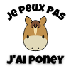 je peux pas j'ai poney