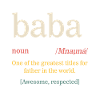 Herre Baba Shirt, Fars dag gave fra kone,