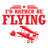 Flying Pilot Aviation Gift Airplane