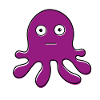 Purple octopus
