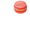 Love Macaron strawberry - Kitchen Gift