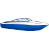 Boat Motorboat Blue Boat