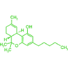 Tetrahydrocannabinol THC Molecule
