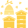 Ruches et abeilles