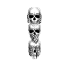 Skull gestures vertically