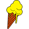 Schmelzendes Eis  Pop Art