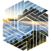 Dolomites mountain landscape graphic design