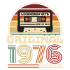 Retro Vintage Cassetta Compleanno Vintage 1976
