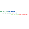 Java Hello World