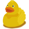 Squeaky duck - bathing duck