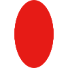 Circle - Red - Oval
