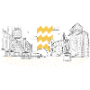 Eindhoven Vibes Illustratie Geel Shirt