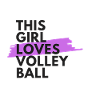 This girl loves volleyball.