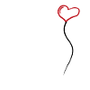 Heart balloon beautiful