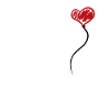 Heart balloon specific