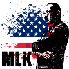 Grunge Flag USA Splash Art