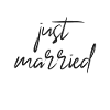 just married