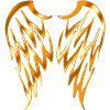 Golden Angel Wings