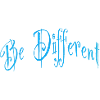 Be different soit different
