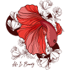 Fighting Fish With Flowers