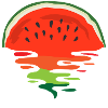Coucher de soleil Melon