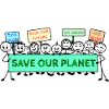Protest logo climate change