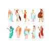 T-shirt mitologia greca dei greci