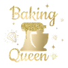 « Baking Queen » Paillement personnalisable