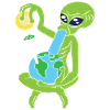 Alien Smoking