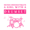 Underestimated Drumset Girl