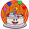 Birthday Cake Party Congratulations Kids