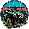 Rugged Jeep Off-Road Sunset