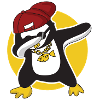 Dabbing penguin cuddly